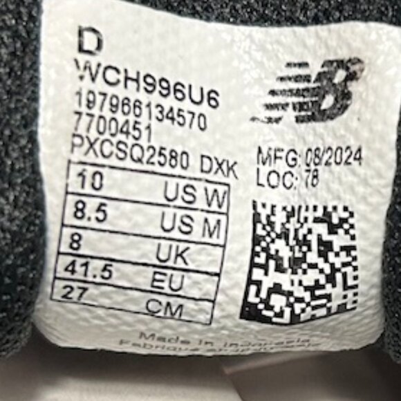 New Balance FuelCell 996v6 UNISEX 'Ouarry Blue Firefly' Men's 8.5D/Women's 10D - Picture 13 of 13